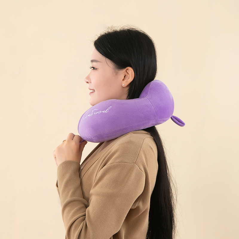 U型枕飞机颈椎护颈枕办公室学生坐车靠枕午睡枕按摩旅行便携神器详情19