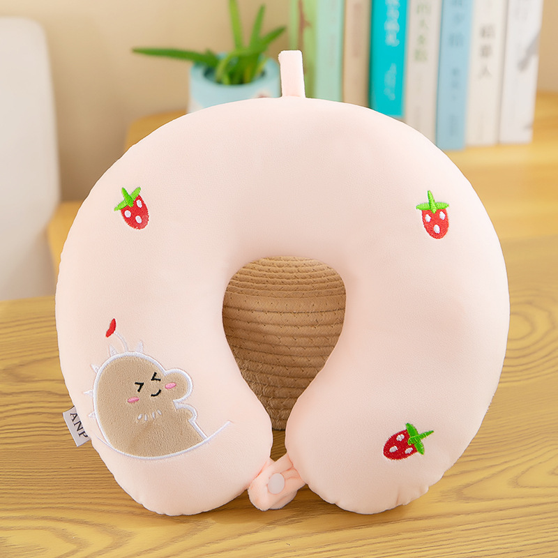 Cross-border cartoon pillows, U-shaped pillows, wholesale printed logo neck protection pillows, driving travel student midday nap pillows Item Picture