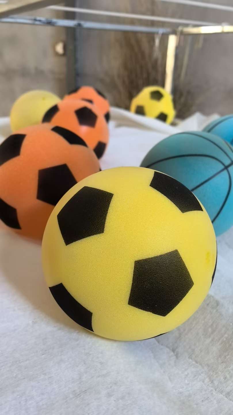静音球篮球足球，室内训练球国内外供货厂家直销详情5