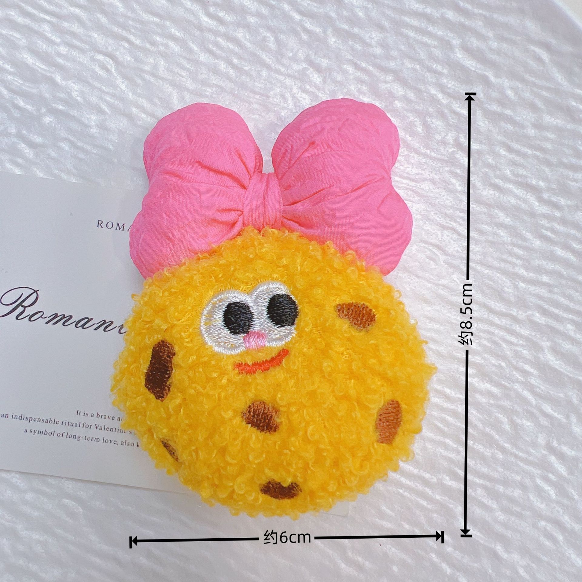 可爱曲奇毛绒挂件美食毛绒公仔钥匙扣包包挂饰摆摊热销款毛绒玩偶详情7