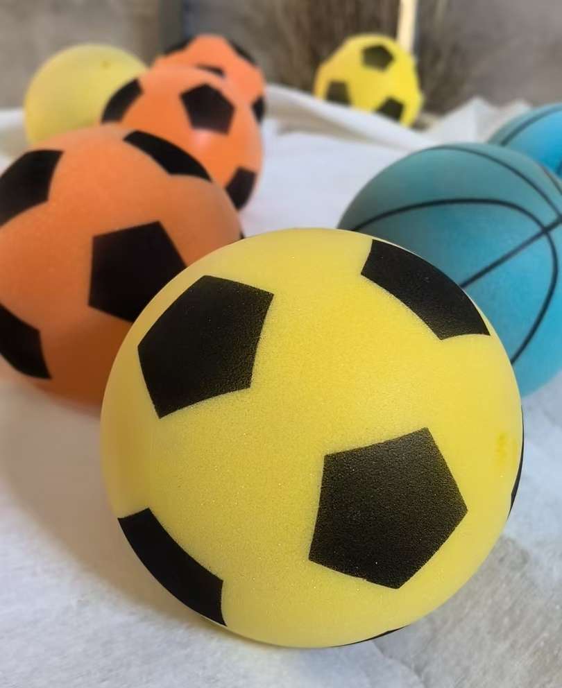 静音球篮球足球，室内训练球国内外供货厂家直销详情1