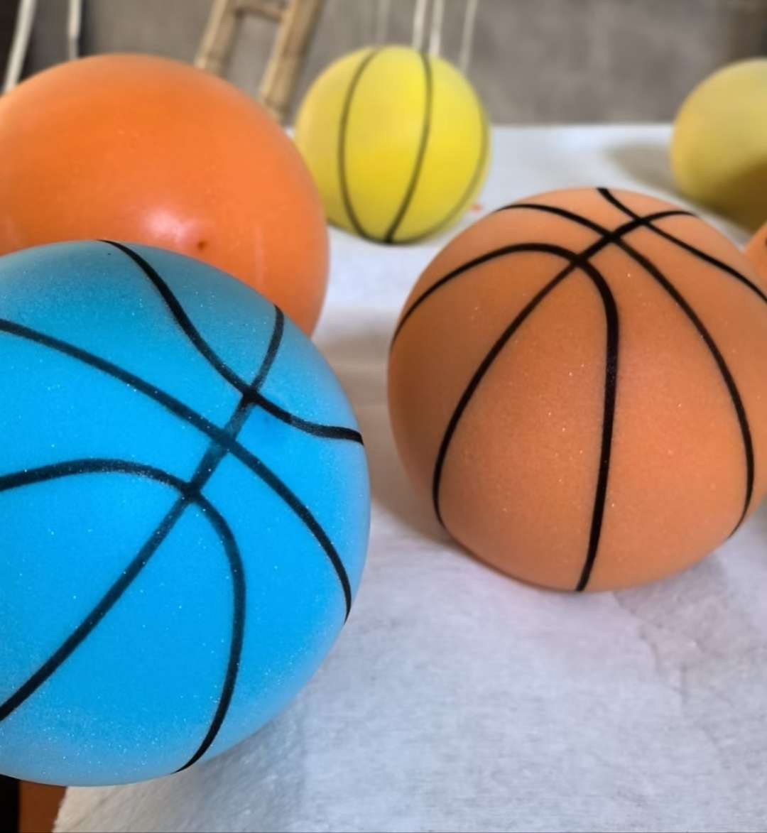 静音球篮球足球，室内训练球国内外供货厂家直销详情2