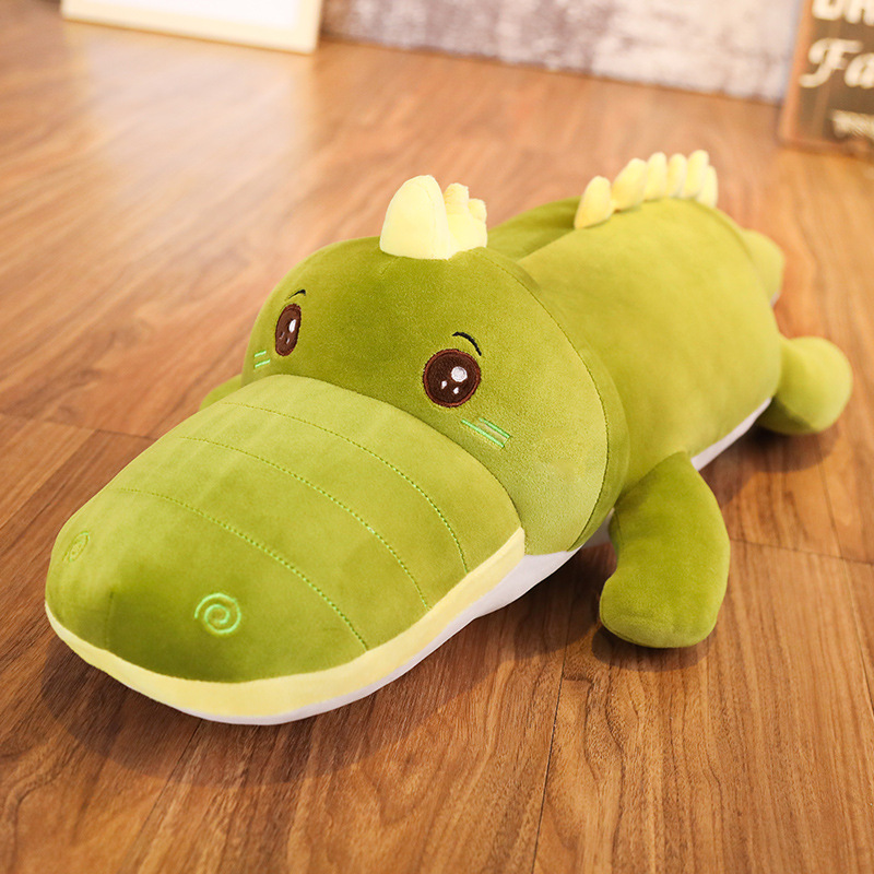 Wholesale of down cotton soft crocodile plush toys and green Chinese alligator plush pillows as birthday gifts for your girlfriend Item Picture