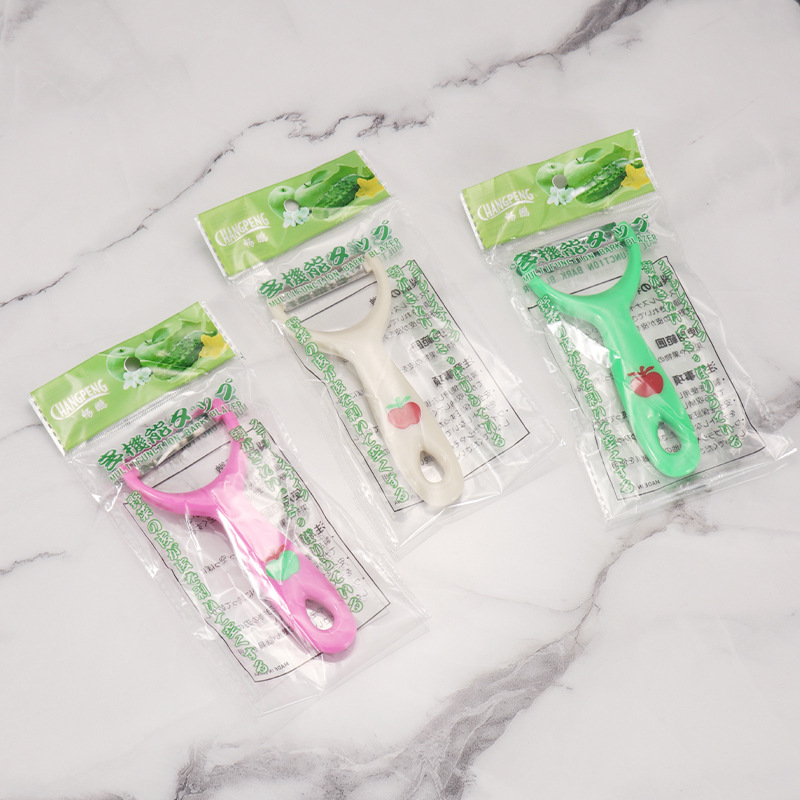 HZ467 Creative Nordic Multi-Color Peeler, home kitchen fruit and vegetable peeler, peeling knife, peeler knife, melon peeler Item Picture