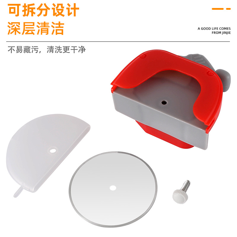 HZ415 stainless steel pizza knife, detachable roller pizza cutter, standing medium pizza maker, covered pizza maker