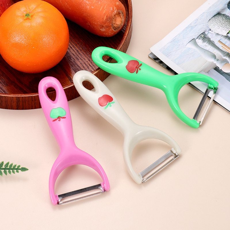 HZ467 Creative Nordic Multi-Color Peeler, home kitchen fruit and vegetable peeler, peeling knife, peeler knife, melon peeler details Picture