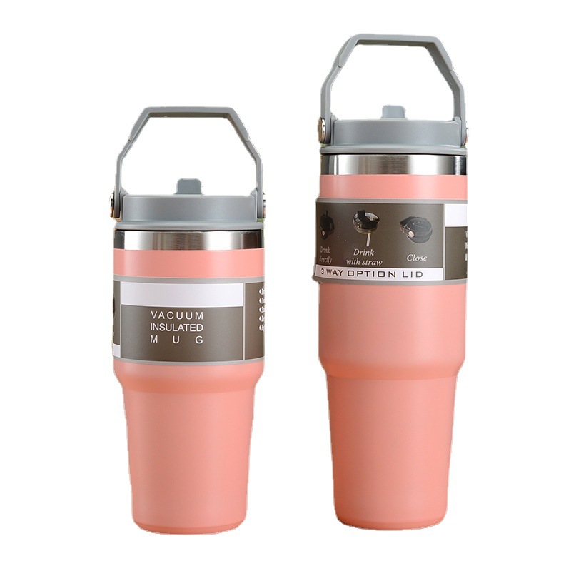 Cross-border Amazon handle lid ice cup, car cup, beer mug, large-capacity insulated coffee cup Application Scenario