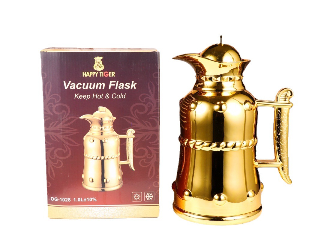 HZ472 Middle Eastern-style glass inner liner 1L household thermos for long-lasting heat preservation Application Scenario