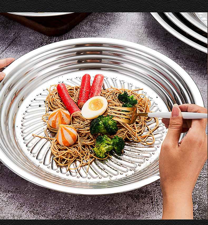 New HZ711# Huandian spiral flower pattern plate, 410 stainless steel plate, original manufacturer of high appearance level plates pic 12