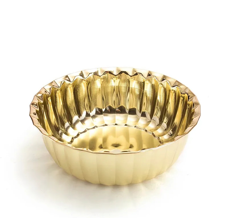 The HZ151 rose gold stainless steel covered basin with a lid can be used as a multi-purpose disc basin or can be disassembled for use details Picture