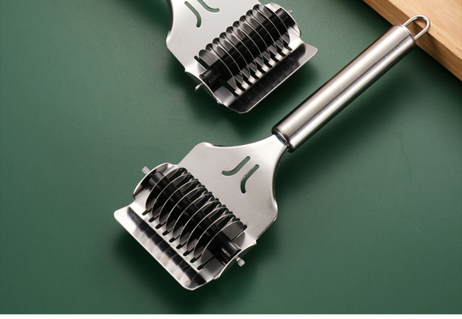 HZ638 manual noodle cutter, household stainless steel noodle cutter, roller noodle cutter, noodle cutter, noodle cutter pic 9
