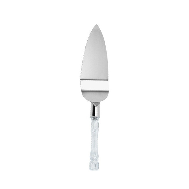 HZ720# Crystal Handle Pizza Knife and Cake Spatula Two-piece Set, Pizza Cutting tools, Kitchen Baking Set details Picture
