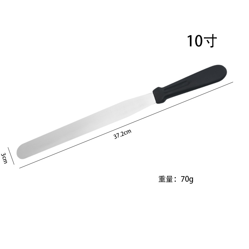 HZ720# stainless steel cake spatula, cream scraper, straight kiss knife, kitchen baking supplies Application Scenario