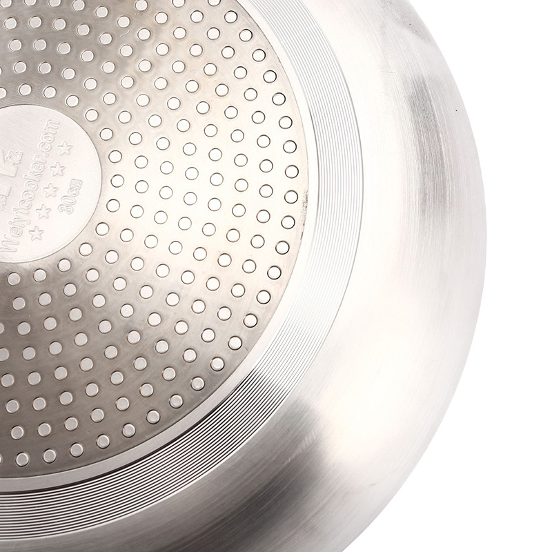 HZ43# Double-ear German sanding Frying pan Aluminum non-stick flat pan Hotel commercial wholesale Specification image