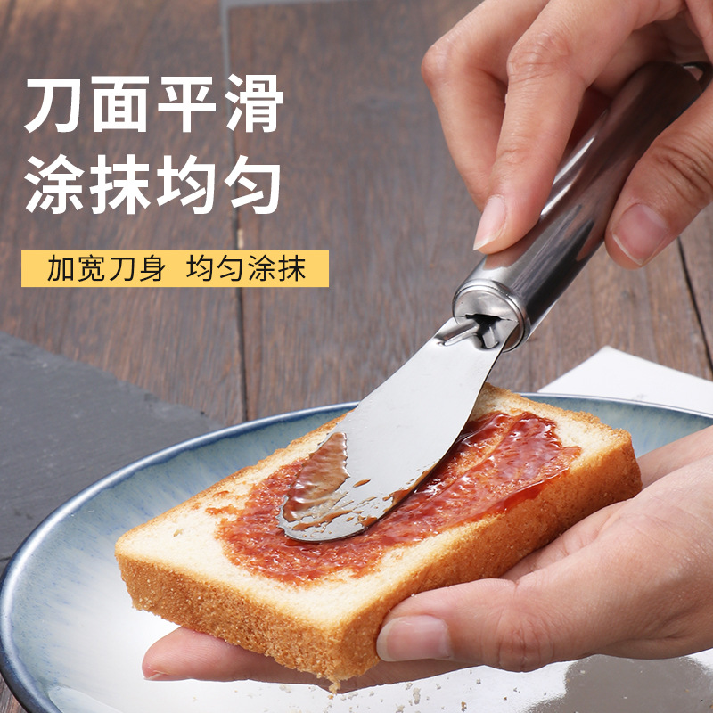 HZ638 stainless steel butter knife, sauce knife, butter spatula, cake spreading cream knife, baking small tools manufacturer wholesale details Picture
