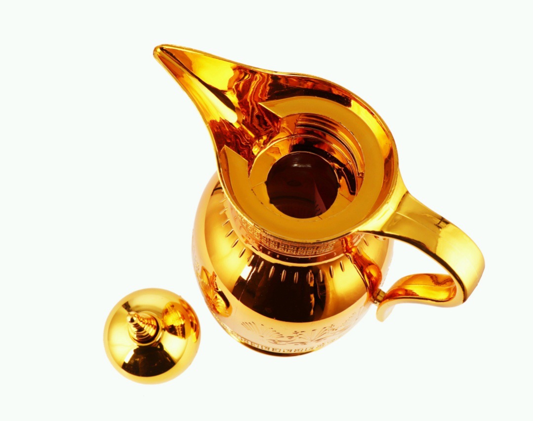 HZ472 Middle Eastern-style household glass inner liner thermos flask 1L large capacity long-lasting heat preservation
