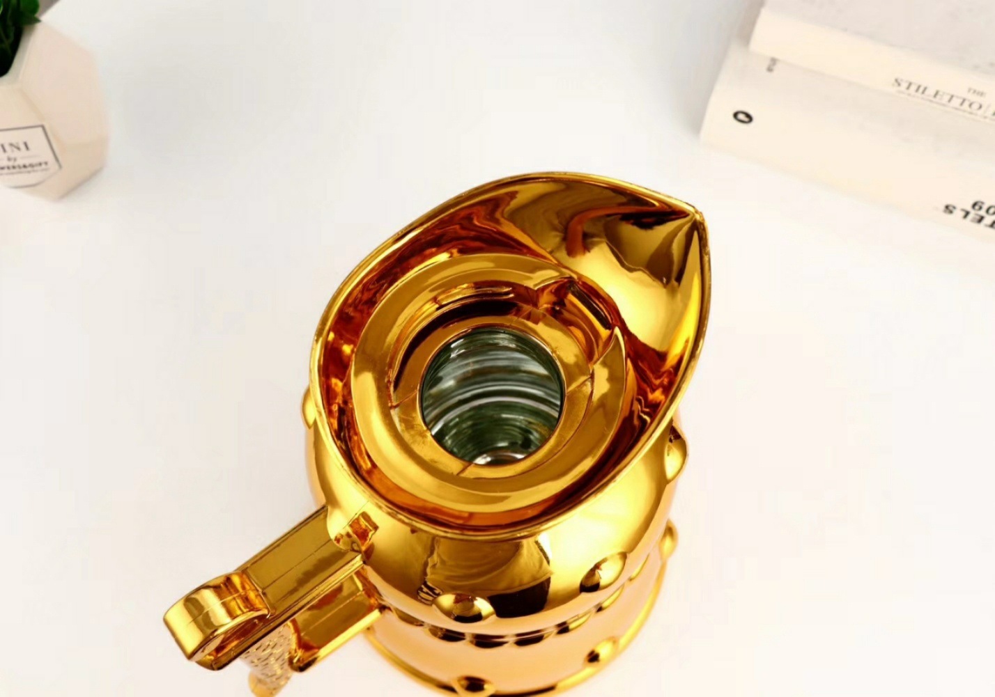 HZ472 Middle Eastern-style glass inner liner 1L household thermos for long-lasting heat preservation pic 3