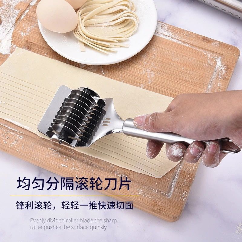 HZ638 manual noodle cutter, household stainless steel noodle cutter, roller noodle cutter, noodle cutter, noodle cutter details Picture