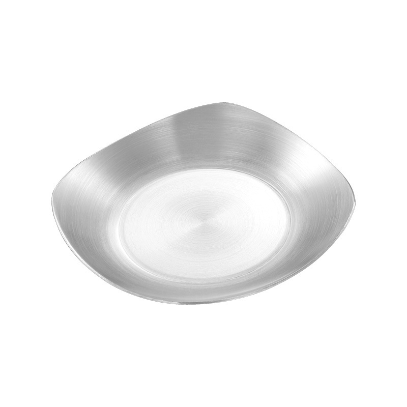HZ188 stainless steel small dish plates, cold dish dried fruit and pastry plates, commercial bar snack plates, Korean tableware, bone plates Application Scenario