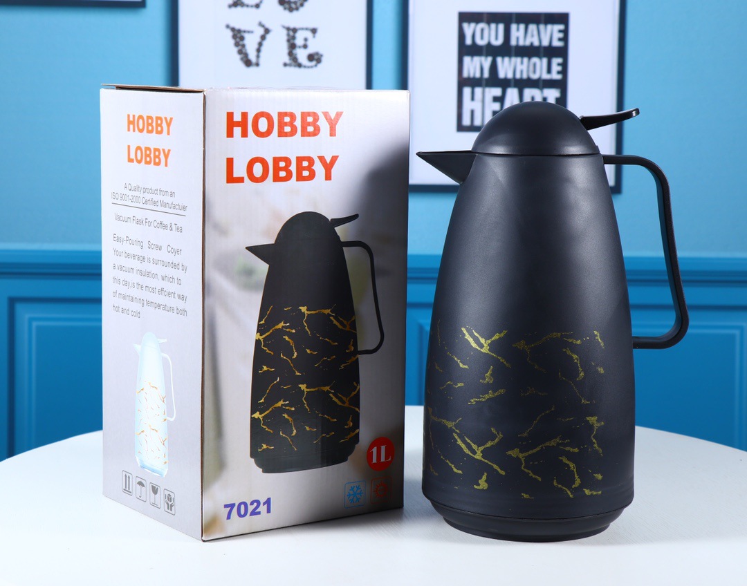 HZ472 household 1L insulated kettle with white glass inner liner available in multiple colors for long-lasting heat preservation pic 5