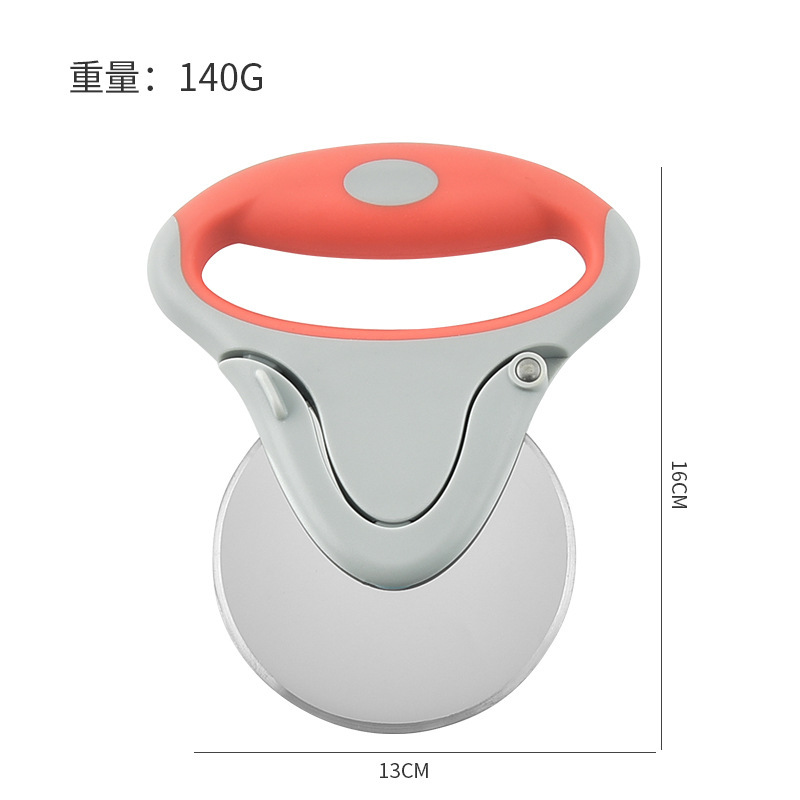 HZ415 Pizza cutter, a detachable single-wheel pizza cutter for household use, is a stainless steel pizza cutter and a small kitchen tool details Picture