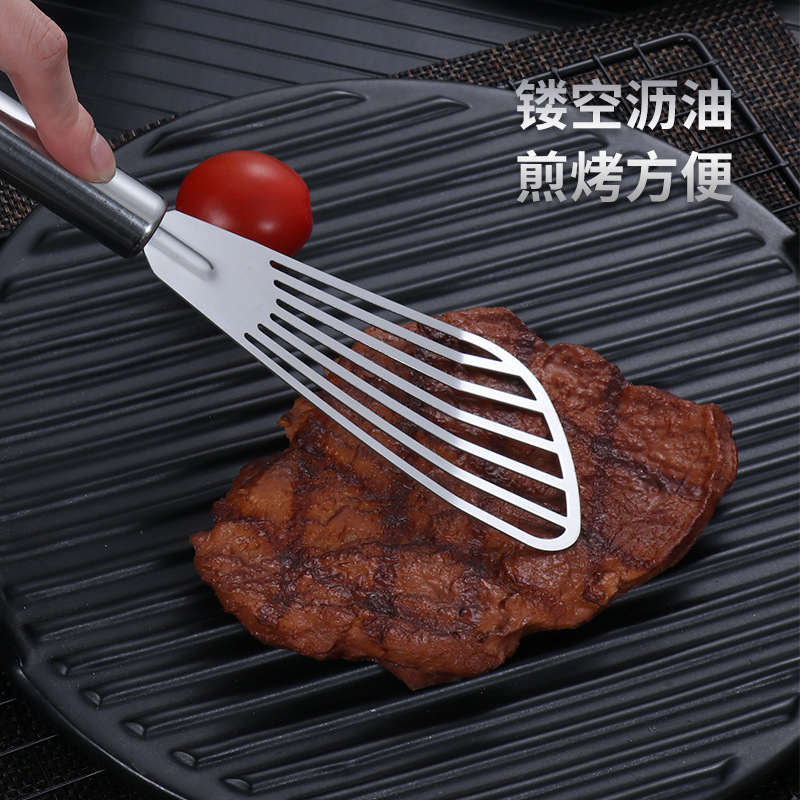 HZ638 stainless steel fish spatula, steak spatula, steak spatula, kitchen fish, steak, egg and pancake spatula wholesale