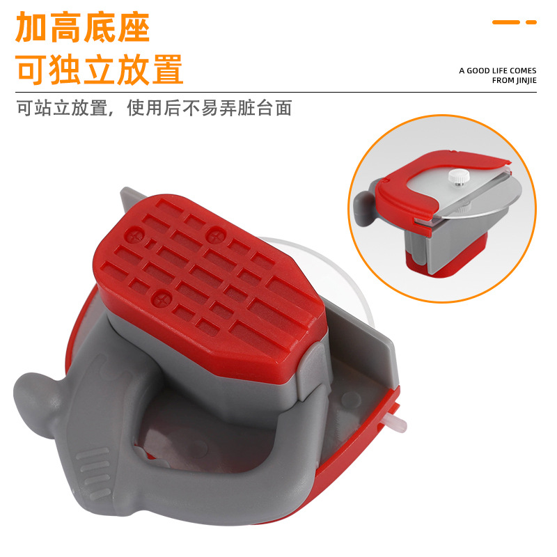 HZ415 stainless steel pizza knife, detachable roller pizza cutter, standing medium pizza maker, covered pizza maker details Picture