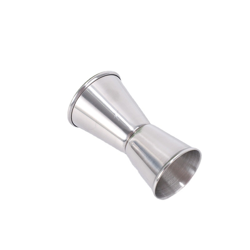HZ222 stainless steel double-headed measuring cup, stainless steel measuring wine glass, non-magnetic double-headed measuring wine glass, bar cocktail measuring cup