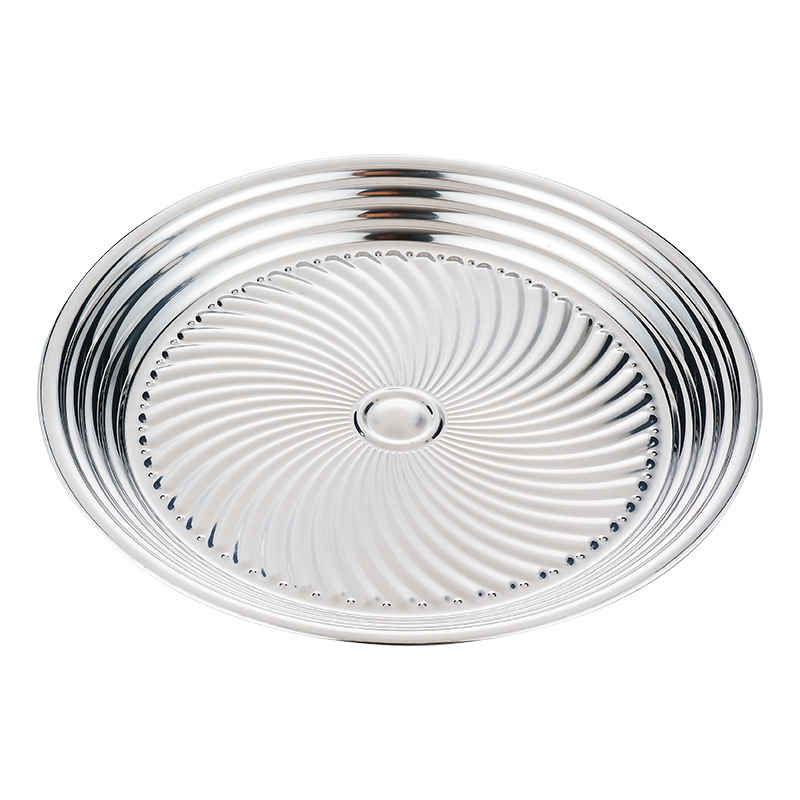 New HZ711# Huandian spiral flower pattern plate, 410 stainless steel plate, original manufacturer of high appearance level plates Application Scenario