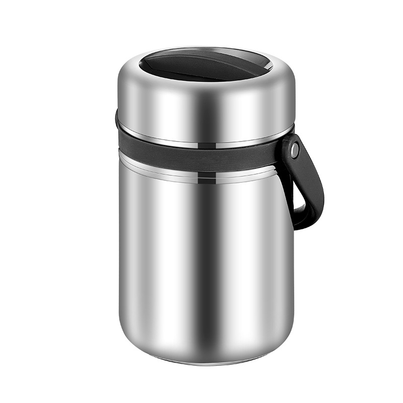 HZ408#304 stainless steel insulated bucket, home and office vacuum porridge, multi-layer large capacity, 3-layer rice bucket, carrying pot Application Scenario