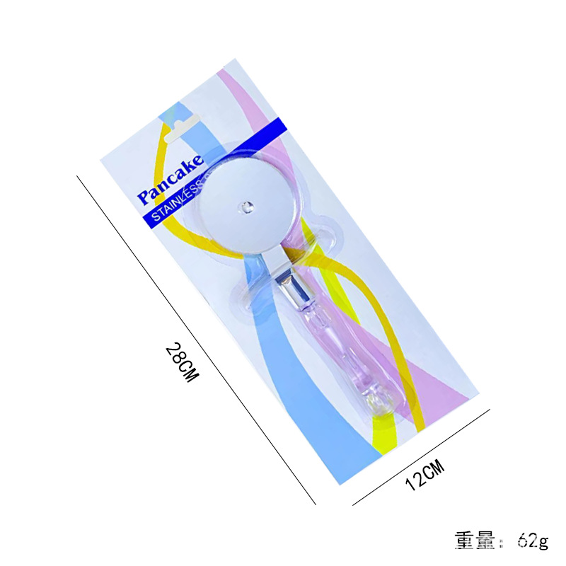 HZ720# Stainless steel crystal handle Pizza knife, single-wheel roller knife cutter, colorful crystal handle pizza cutter for baking Item Picture