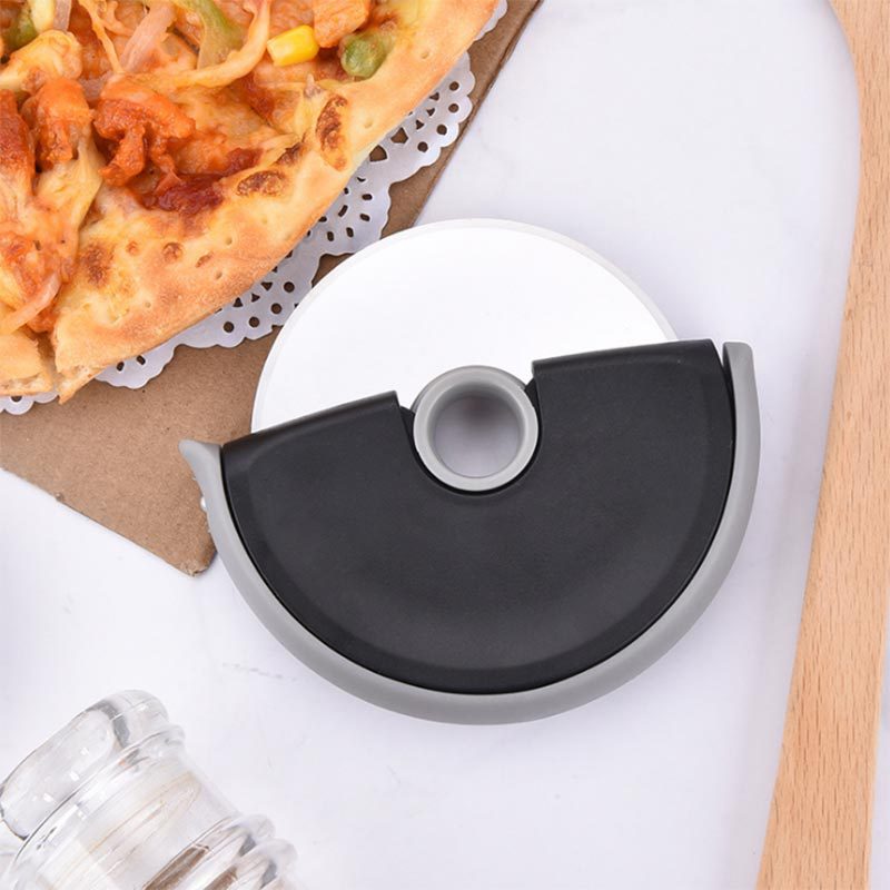 HZ415 Circular pizza knife, baking pizza knife, pizza wheel knife, pie cutter, circular vegetable cutter, roller, and pie maker pic 8