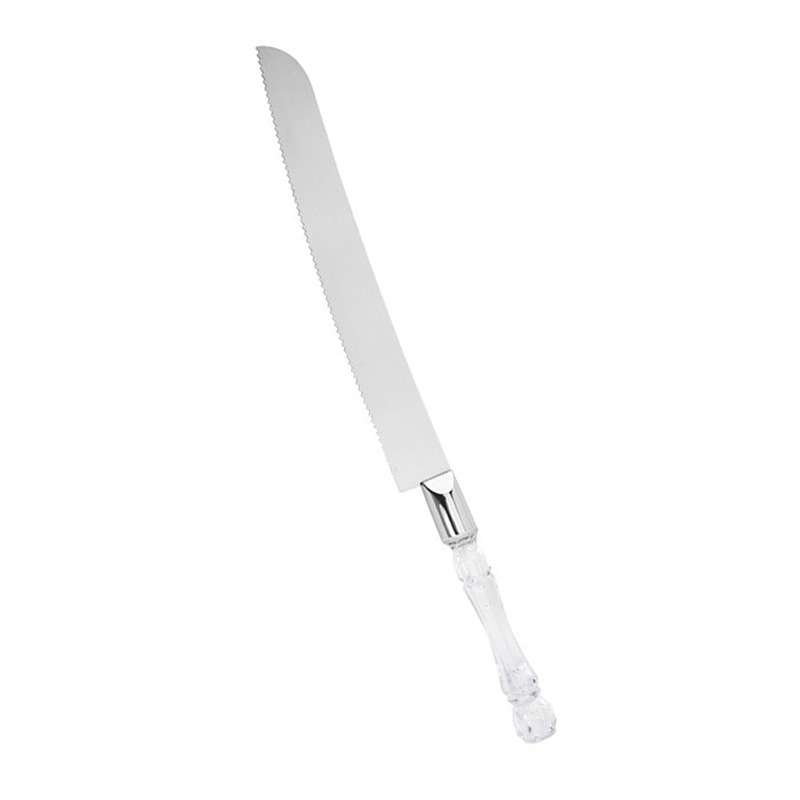HZ720 Crystal Handle Pizza Knife and Bread Knife Two-piece Set, Pizza Cutting knife, Bread Cutting Knife and Baking Set Specification image