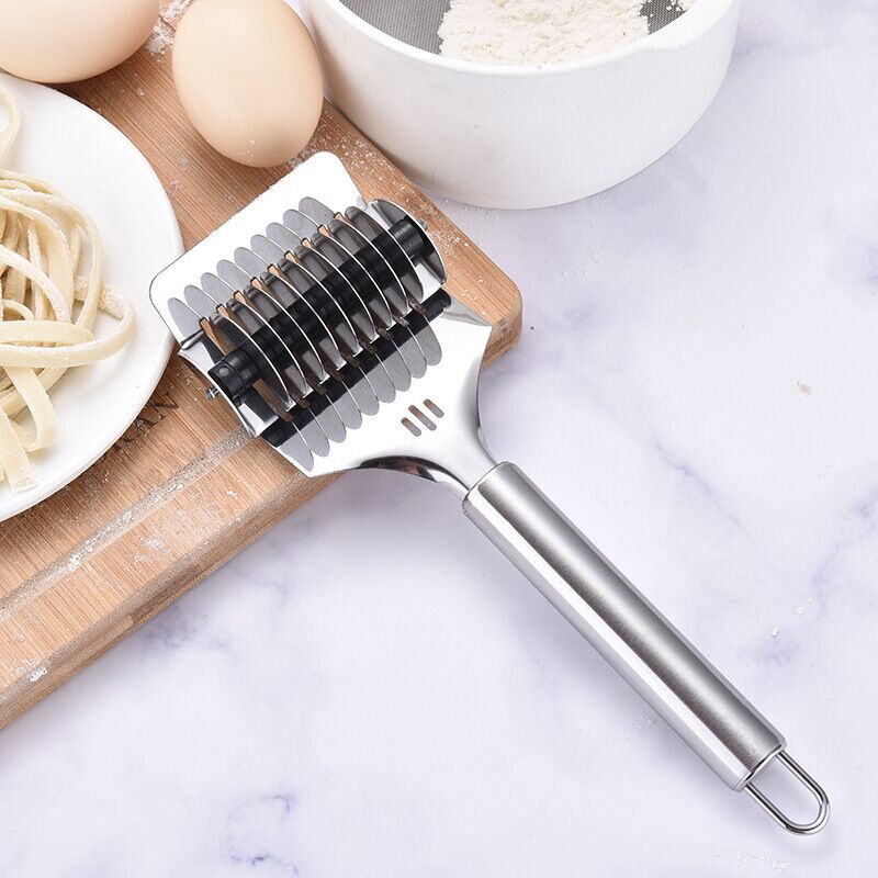 HZ638 manual noodle cutter, household stainless steel noodle cutter, roller noodle cutter, noodle cutter, noodle cutter Item Picture