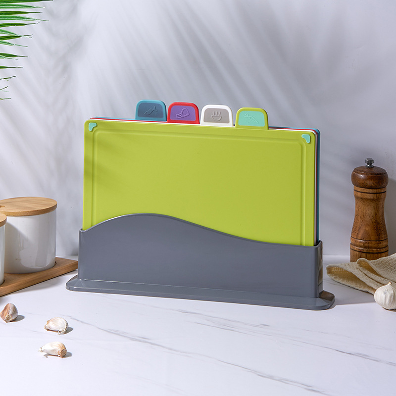 HZ415 classified cutting board Household Set, cutting board Four-piece set, baby fruit and complementary food cutting board set, kitchen cutting board