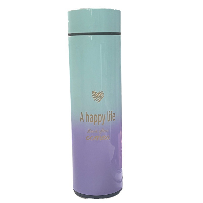 Smart temperature display insulated cup, 304 stainless steel double-layer gradient color business car insulated cup gift Application Scenario