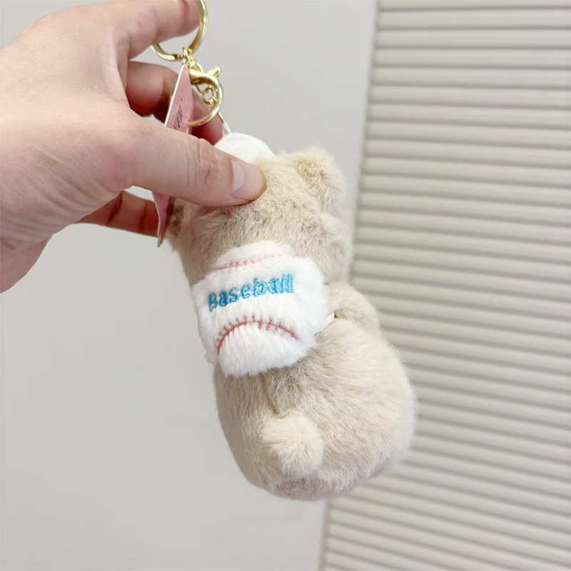 新款棒球熊毛绒玩具抓机娃娃活动小礼品儿童可爱玩偶公仔毛绒玩具详情3