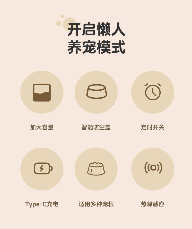 2025新款宠物感应喂食器NGO自动感应开盖防潮护颈猫粮狗粮智能喂详情3