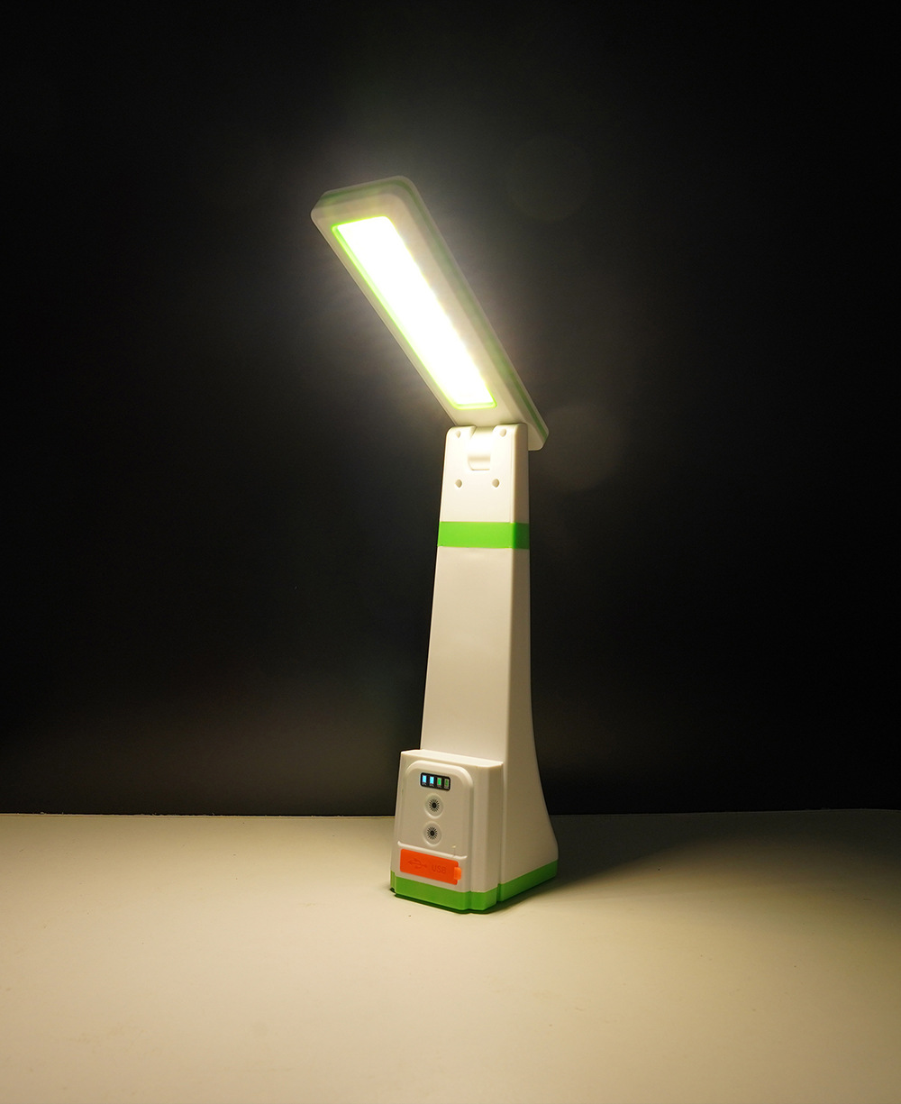 New smart wireless charging desk lamp, folding book lamp, power bank, ambient light, student reading eye-protecting lamp pic 2
