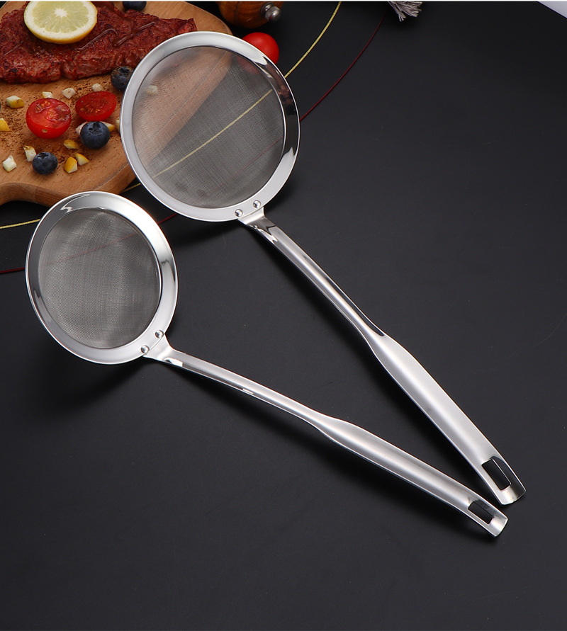 第七代升级深底100目304漏勺火锅打沫油脂过滤勺药材过滤精密网勺详情21