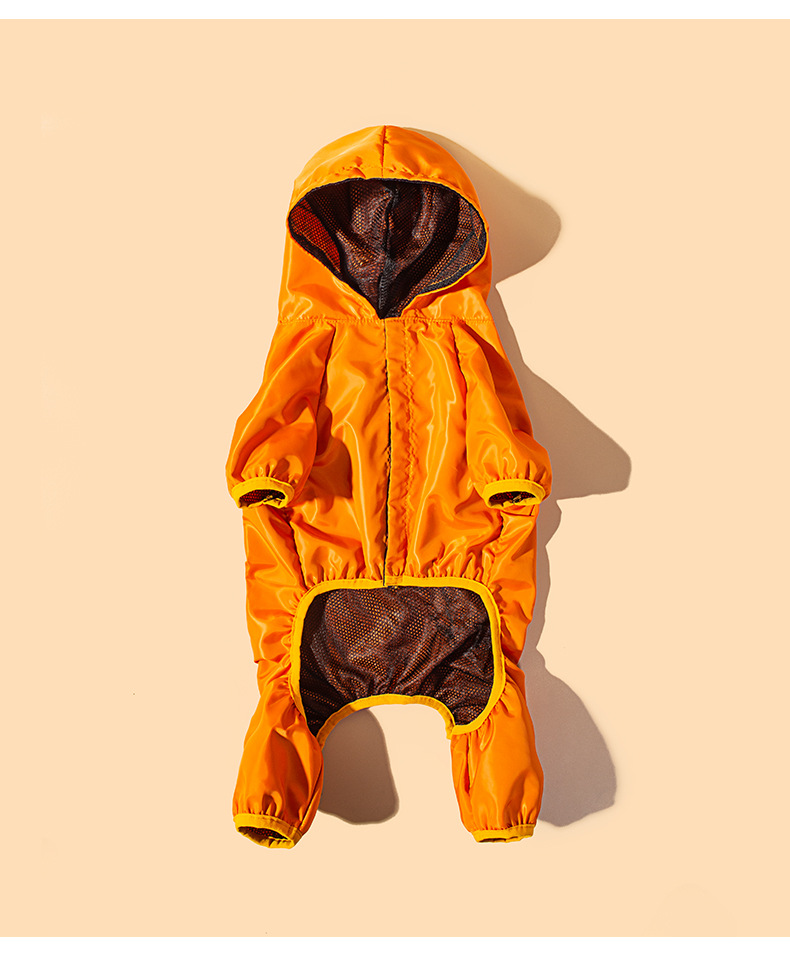 Dog clothes, four-legged raincoats, waterproof and dustproof clothes for summer outings, and big dog clothes pic 18