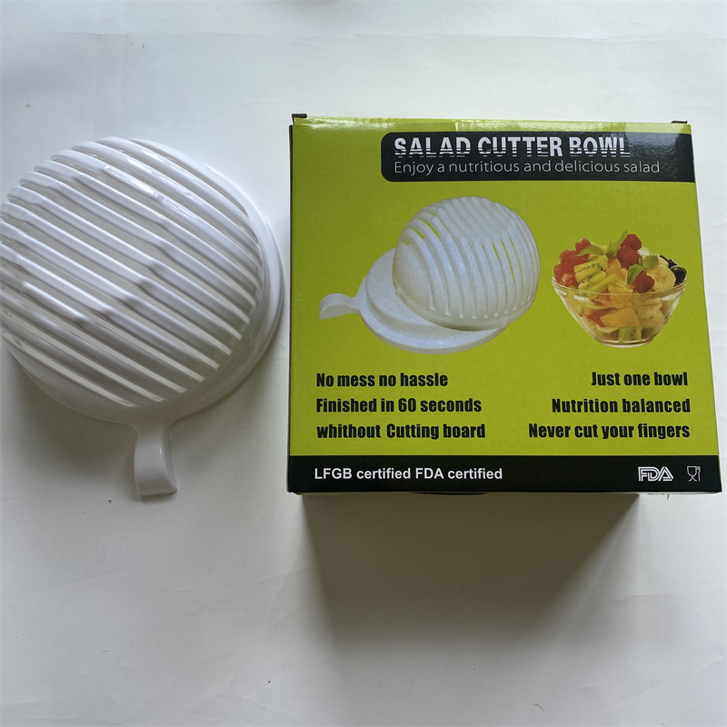 Cross-border new product fruit salad bowl, creative wavy vegetable and fruit cutting bowl, fruit plate in stock pic 3