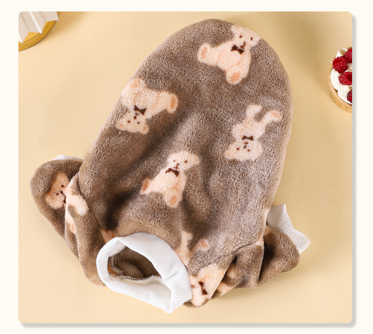 Pet clothing, universal cute casual clothes, thick two-legged clothes, dog clothing, cat clothing pic 14