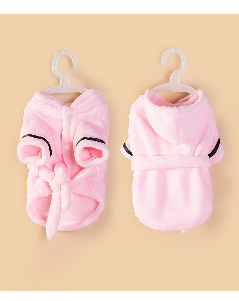 Pet bathrobes, dog clothing, cat clothes, Pomeranian dog clothes pic 11