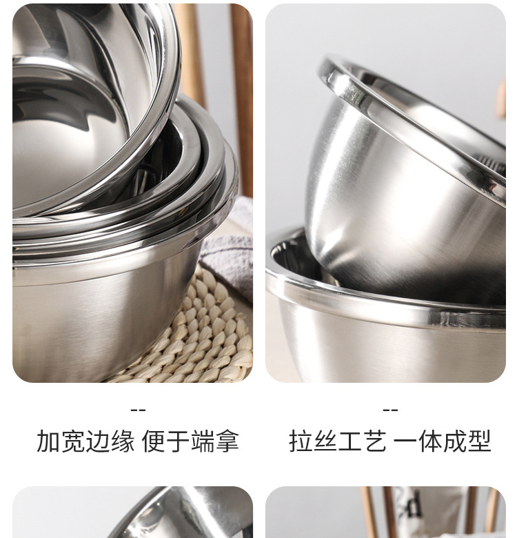 不锈钢盆大反边不锈钢调料缸面盆米筛盆打蛋洗菜盆厨房多用盆批发详情9