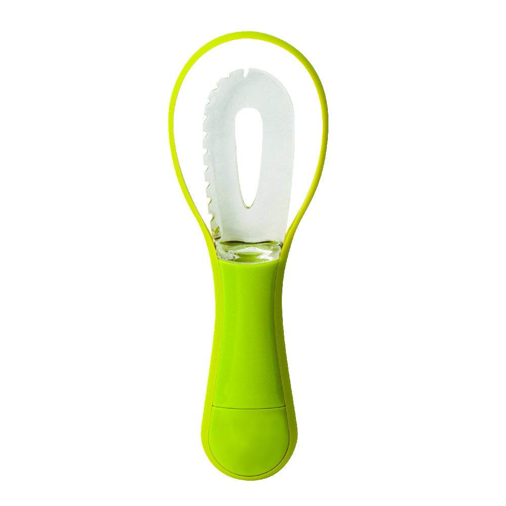 مقسم الكريتة مع ثلاثة أفوكادو يقطع الأناناس، مطبخ يحتوي على أناناس بلاستيكية Specification image
