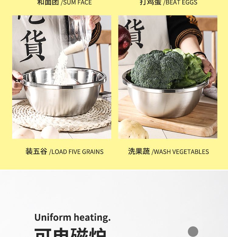 不锈钢盆大反边不锈钢调料缸面盆米筛盆打蛋洗菜盆厨房多用盆批发详情2