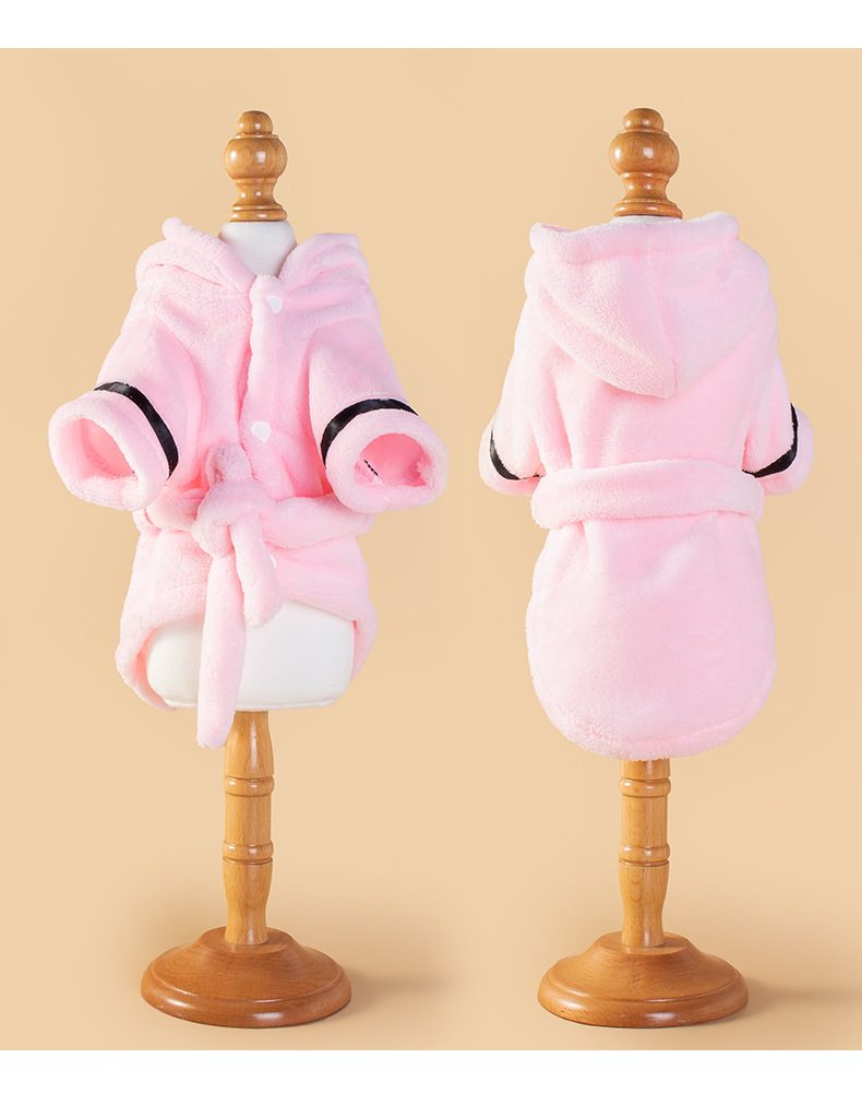 Pet bathrobes, dog clothing, cat clothes, Pomeranian dog clothes pic 12