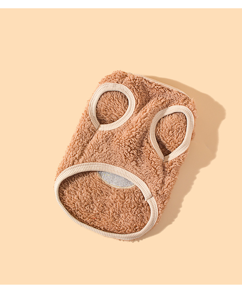 New cute sheepskin dog vests and cat clothes with cotton and thickened fabric. Pet clothing source factory pic 15