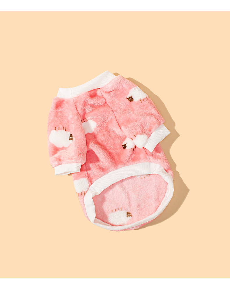 Cute sheep-printed pet clothing and dog clothes pic 18